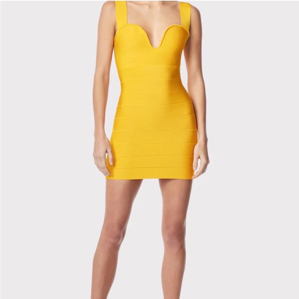 Iconic Herve bandage dress NWT